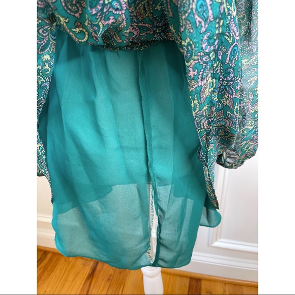 EUC ASOS Paisley Babydoll Mini Dress - Picture 6 of 6
